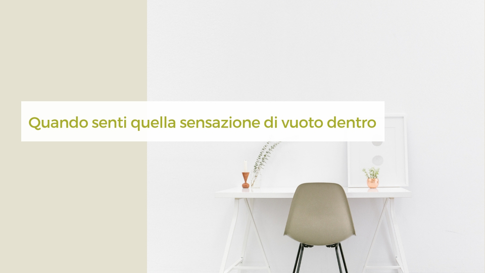 Il Senso Di Vuoto Interiore Che Ci Portiamo Dentro Claudia Mandara