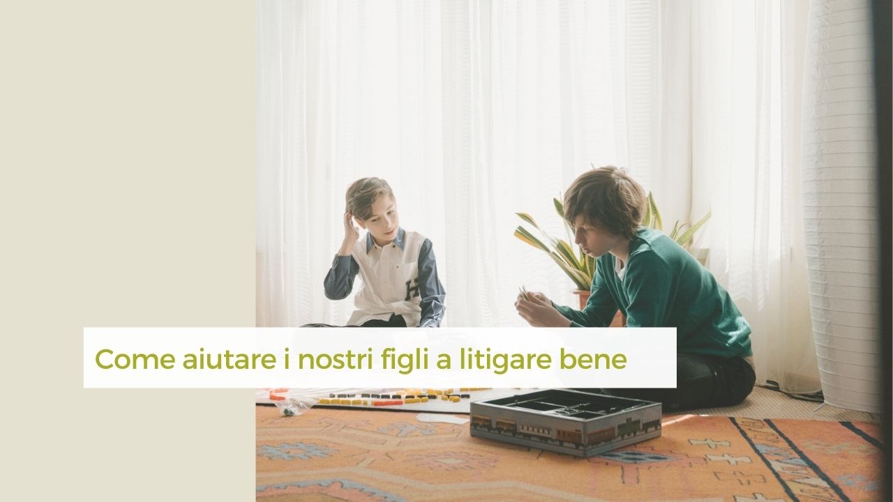 come aiutare i figli a litigare bene