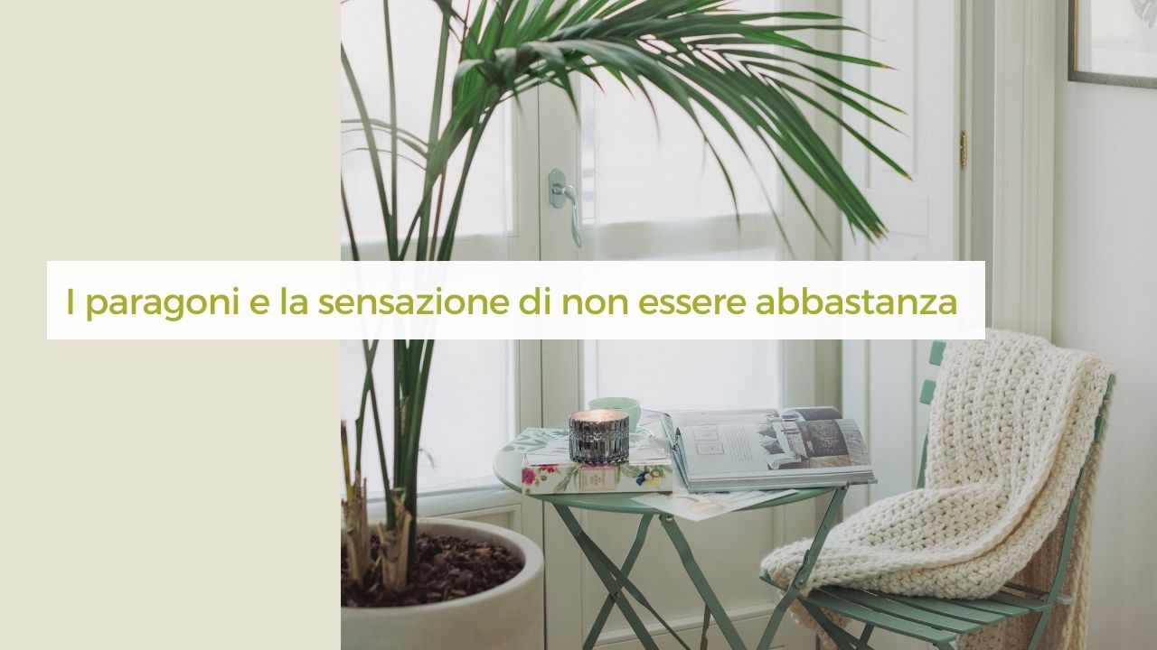 i paragoni di non essere abbastanza